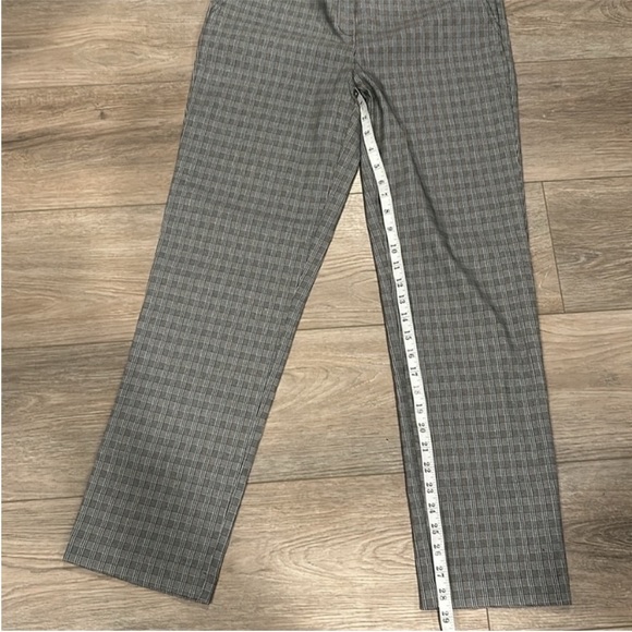 NWOT Hilary Radley Black and White Plaid Dress Pants Size M - Picture 5 of 7